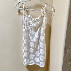 Princess Polly white daisy print dress